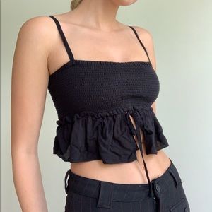 LA hearts crop top